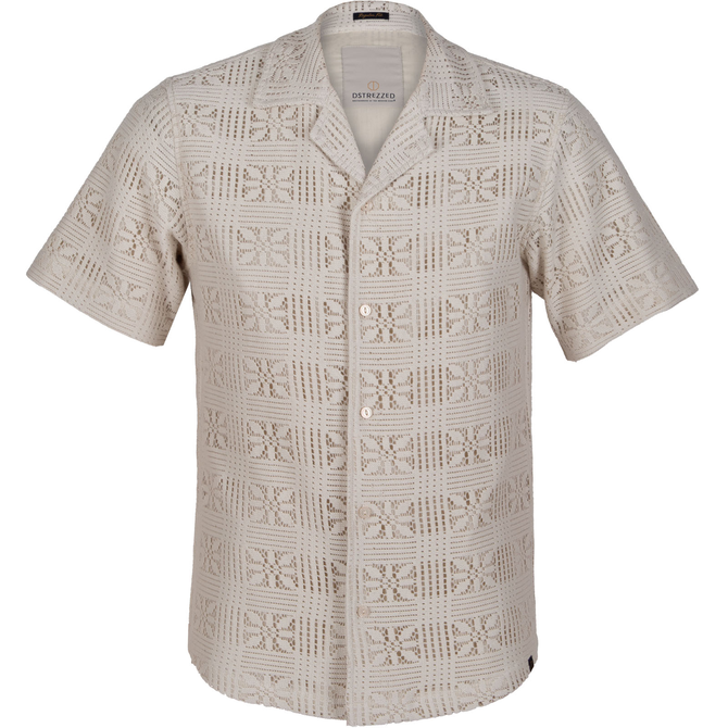 Luca Loose Fit Crochet Short Sleeve Shirt