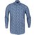 Sebastiano Small Floral Print Casual Cotton Shirt