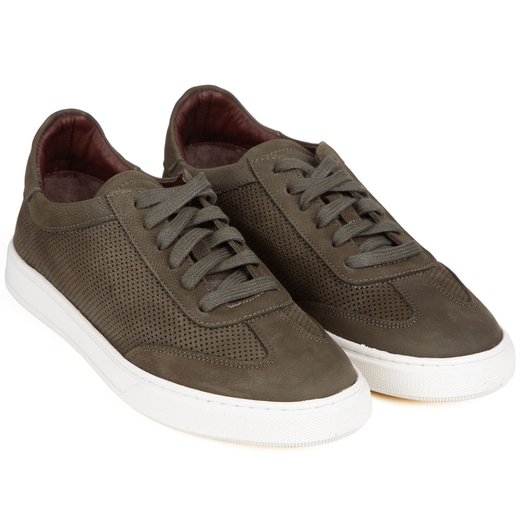 Jimeon Nubuck Leather Sneakers-new-Fifth Avenue Menswear