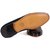 Crest Black Leather Loafers