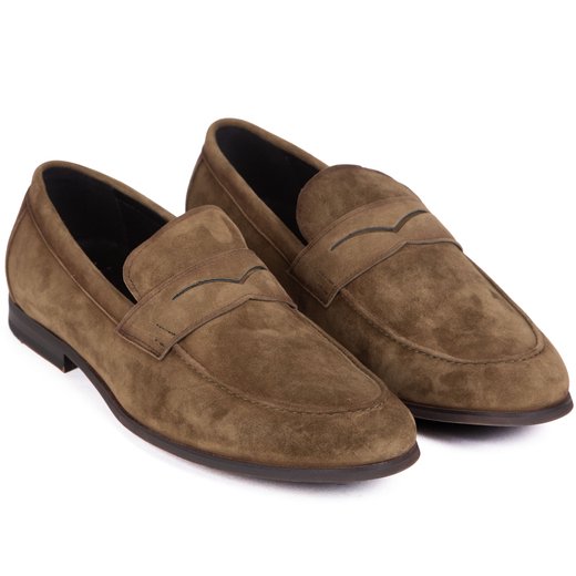 Ingle Suede Leather Loafers-new-Fifth Avenue Menswear