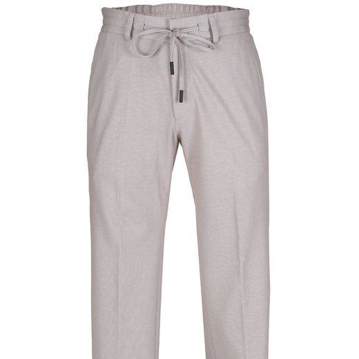Pace Drawstring Knit Micro Pattern Dress Trousers-new-Fifth Avenue Menswear