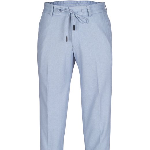 Pace Drawstring Knit Micro Pattern Dress Trousers-new-Fifth Avenue Menswear