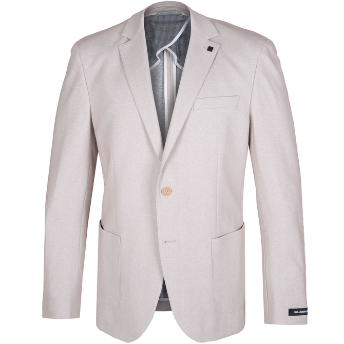 Smart Stretch Knit Micro Pattern Dress Jacket