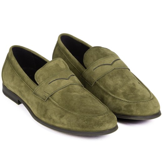 Ingle Suede Leather Loafers-new-Fifth Avenue Menswear