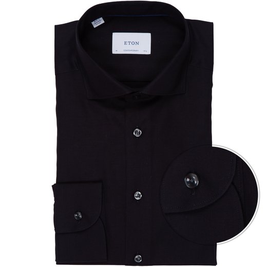 Contemporary Fit Herringbone Melange Dress Shirt-new-Fifth Avenue Menswear