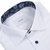 Slim Fit Luxury Cotton Twill Dress Shirt With Floral Print Trim