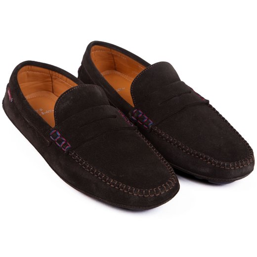 Jenson Suede Moccasin Loafer-new-Fifth Avenue Menswear