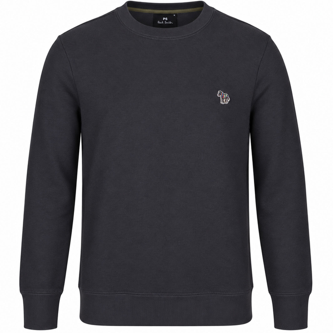 Zebra Logo Organic Cotton Sweatshirt