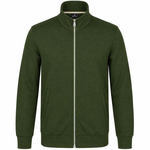 Cotton Modal Blend Zip-up Track Top Sweat-new-Fifth Avenue Menswear