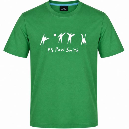 Organic Cotton Volleyball Print T-Shirt-new-Fifth Avenue Menswear