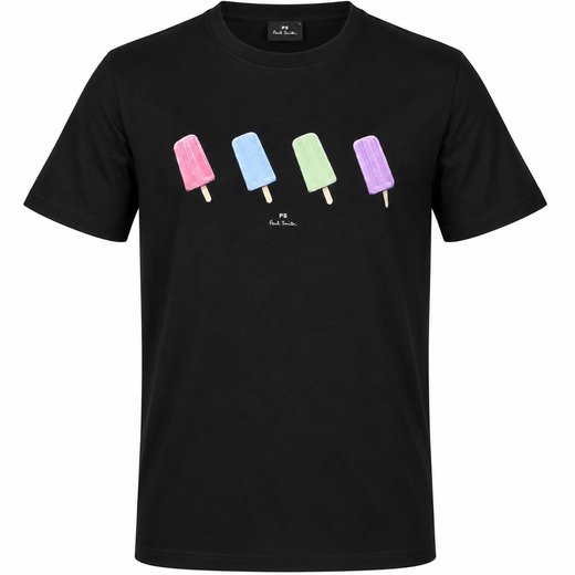 Organic Cotton Popsicles Print T-Shirt-new-Fifth Avenue Menswear