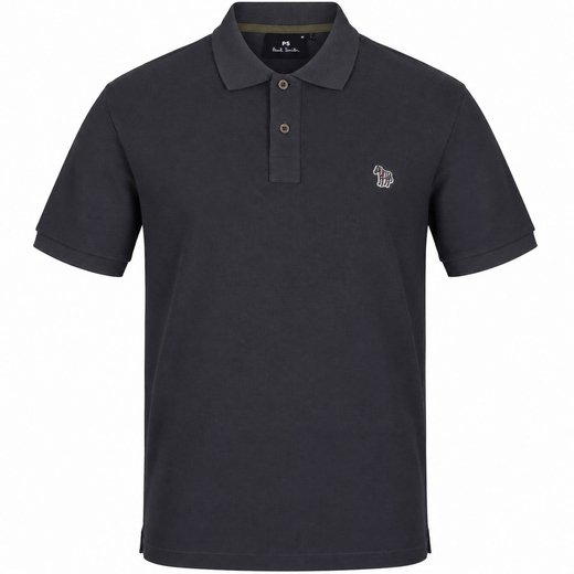 Organic Cotton Pique Zebra Logo Polo-new-Fifth Avenue Menswear