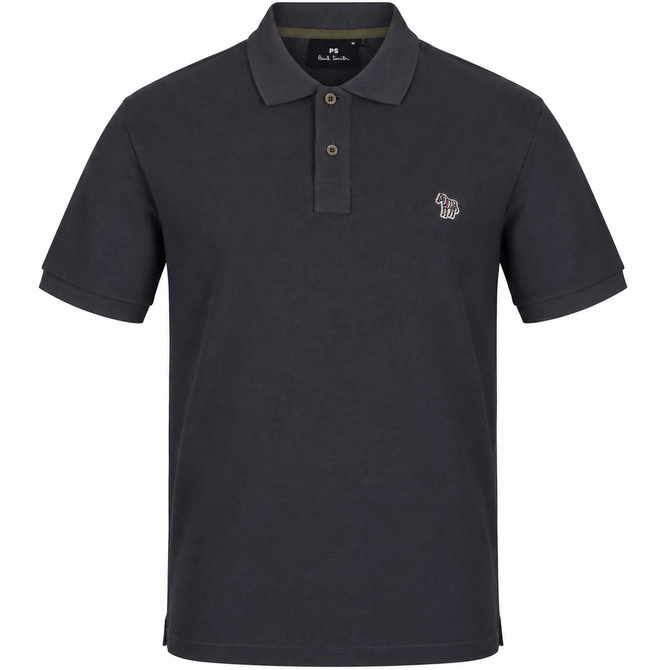 Organic Cotton Pique Zebra Logo Polo