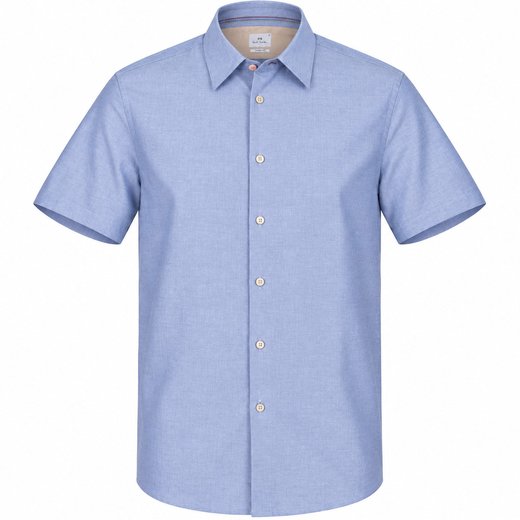 Classic Fit Oxford Cotton Short Sleeve Shirt-new-Fifth Avenue Menswear