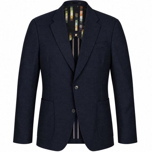 Luxury Wool, Silk & Linen Soft Tailored Blazer-new-Fifth Avenue Menswear