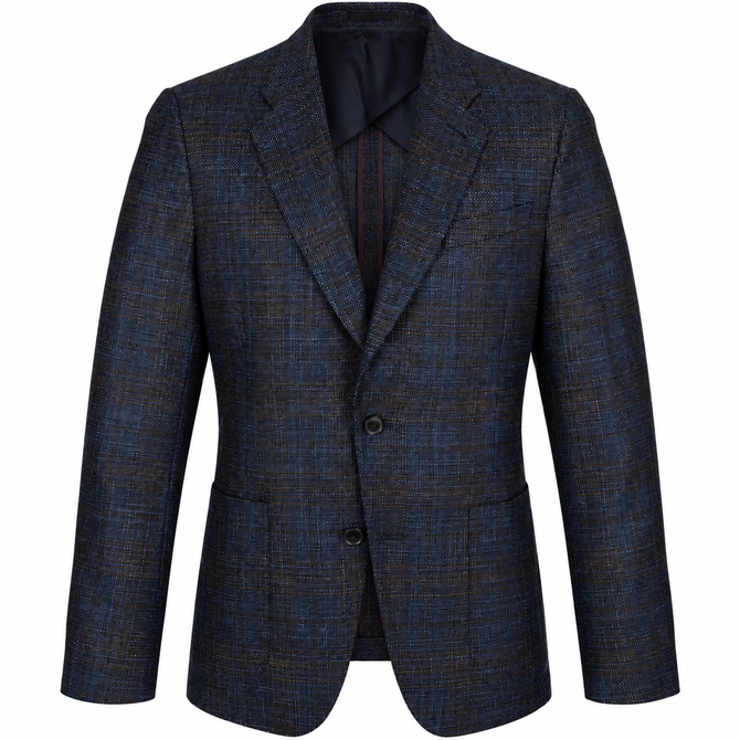 Luxury Wool & Silk Soft Tailored Blazer