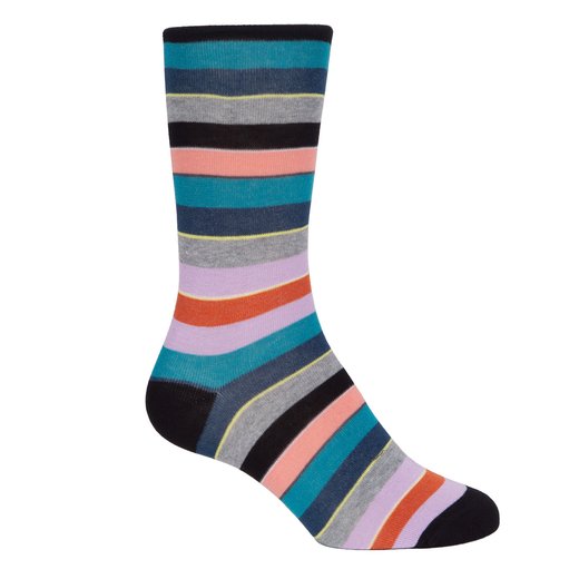 Nandor Stripe Cotton Socks-new-Fifth Avenue Menswear