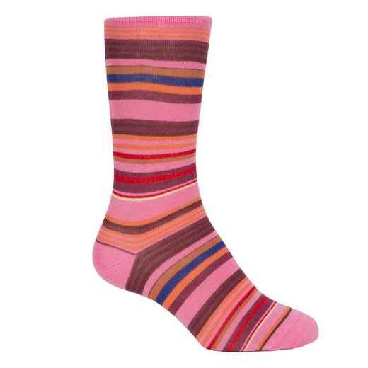 Niam Stripe Cotton Socks-new-Fifth Avenue Menswear