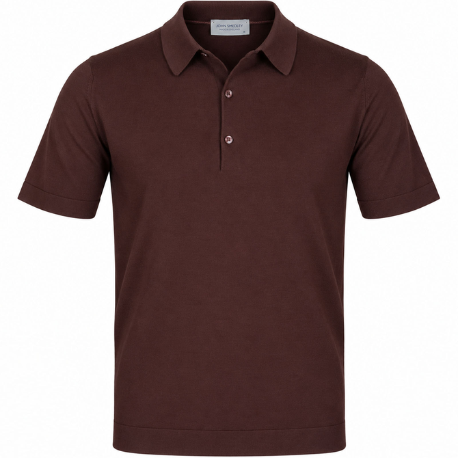 Mycroft Sea Island Cotton Short Sleeve Knit Polo