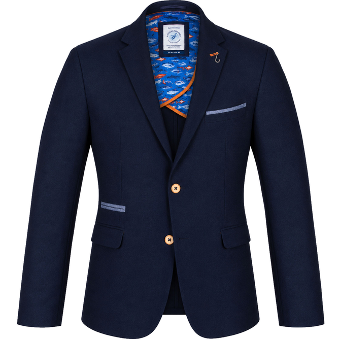 Bubble Weave Stretch Knit Blazer
