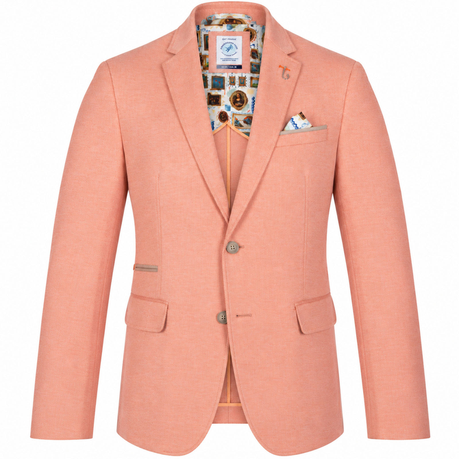 Stretch Pique Knit Blazer