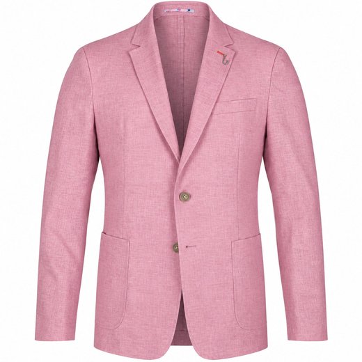 Linen Blend Unstructured Blazer-new-Fifth Avenue Menswear
