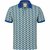 Graphic Fish Print Pique Polo