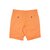 Bright Peached Twill Stretch Cotton Shorts