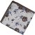 Floral Print Silk Pocket Square