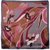 Large Floral Print Silk Pocket Square