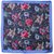Multi Floral Print Silk Pocket Square