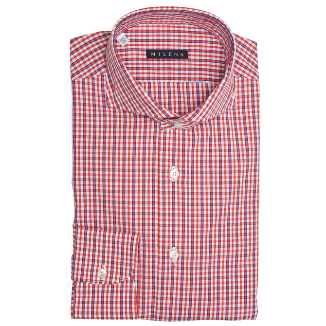 Luxury Cotton Check Shirt