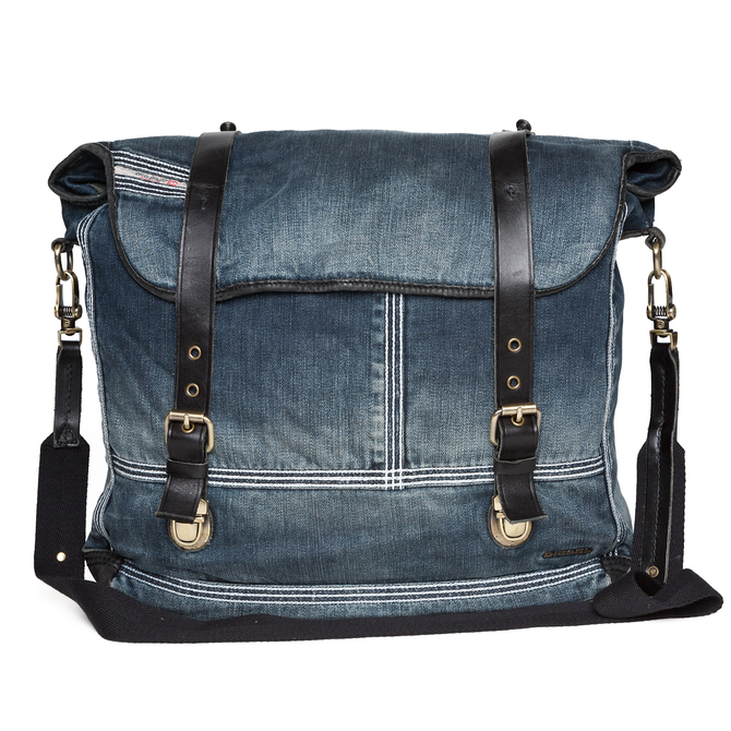 Cross Denim & Leather Satchel