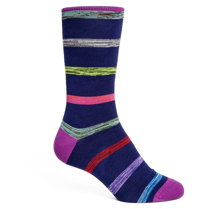 Twisted Multi Stripe Sock