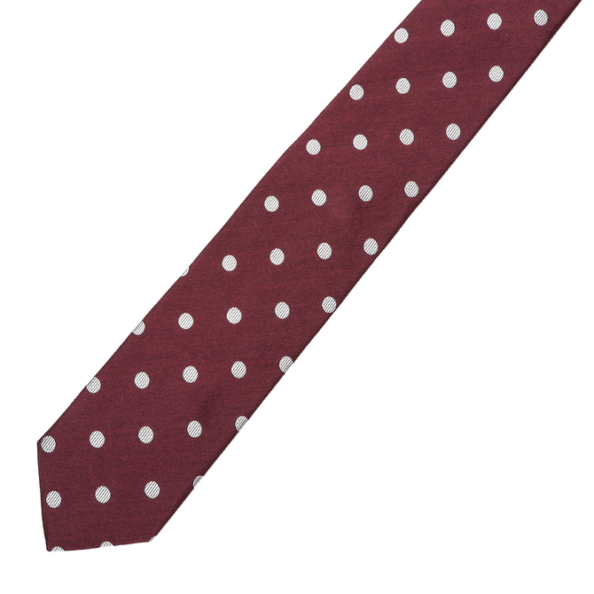 Large Spot Silk Tie KNC STOCK AccessoriesTies Fifth Avenue Menswear
