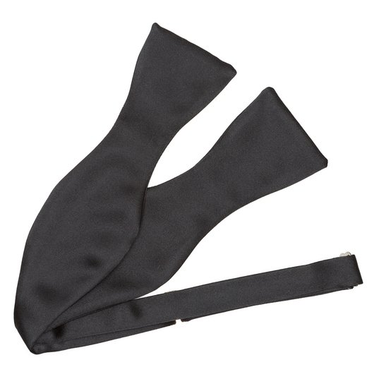 Self Tie Satin Silk Bowtie-accessories-Fifth Avenue Menswear