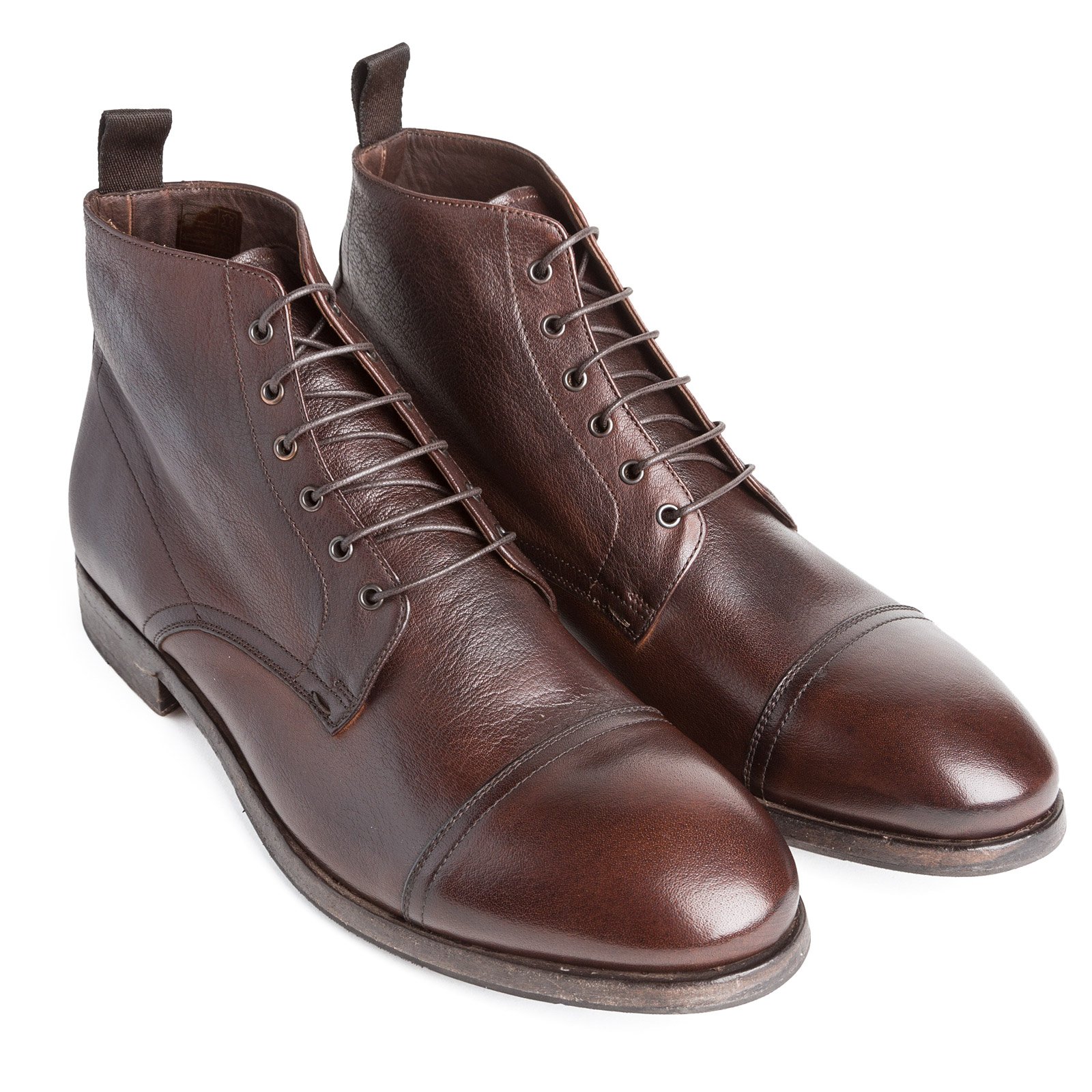 Cesar Leather Lace-up Boot - PAUL SMITH 2014AW-C2 : Shoes & Boots-Boots ...