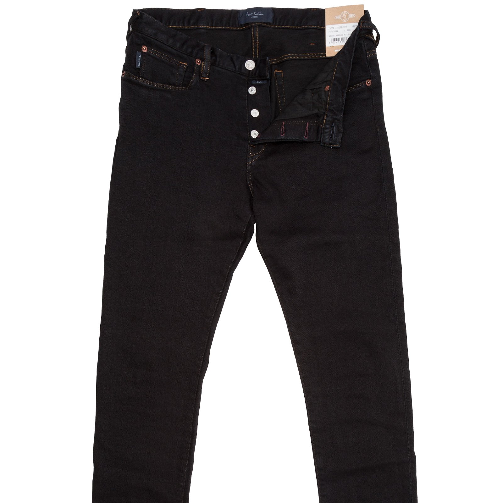 Tapered Fit Black Stretch Denim Jean - PAUL SMITH JEANS 2014SS-C2 ...