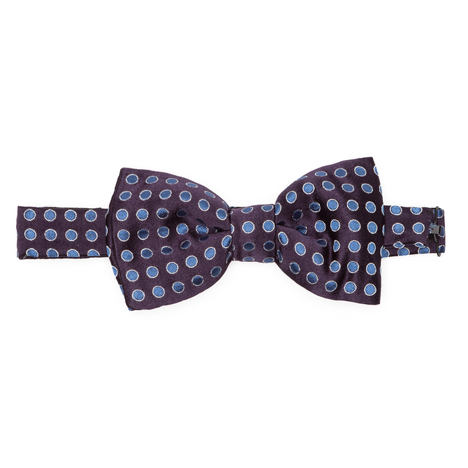 Classic Spotted Silk Bow Tie